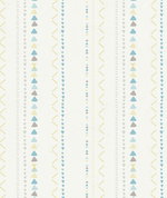 Seabrook Designs Volcano Stripe Blue & Gold Wallpaper