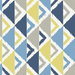 Seabrook Designs Dino Peak Blue & Gold Wallpaper