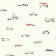 Seabrook Designs Traffic Jam Multicolored Wallpaper