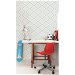 Seabrook Designs Racetrack Ogee Gray &amp; Powder Blue Wallpaper thumbnail image 2 of 2