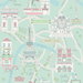 Seabrook Designs Bon Voyage Teal & Periwinkle Wallpaper