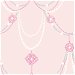 Seabrook Designs Dressed Up Drape Blush &amp; Teal Wallpaper thumbnail image 1 of 2