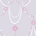 Seabrook Designs Dressed Up Drape Lilac & Fuchsia Wallpaper