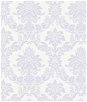 Seabrook Designs Glitter Damask Lilac & White Wallpaper