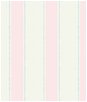 Seabrook Designs Glitter Frills Stripe Bubblegum & Teal Wallpaper