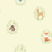 Seabrook Designs Furry Friends Light Lemon Wallpaper