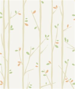 Seabrook Designs Tree Top Tan & Moss Wallpaper