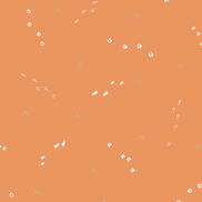 Seabrook Designs Follow the Leader Orange & White Wallpaper