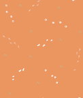Seabrook Designs Follow the Leader Orange & White Wallpaper