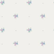 Seabrook Designs Little Posy Periwinkle & Lilac Wallpaper
