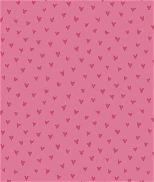 Seabrook Designs Sparkle Heart Hot Pink Glitter Wallpaper