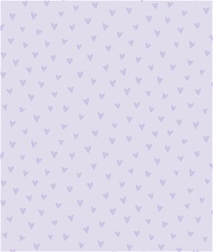 Seabrook Designs Sparkle Heart Lilac Glitter Wallpaper
