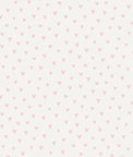 Seabrook Designs Sparkle Heart White & Bubblegum Glitter Wallpaper