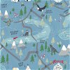 Seabrook Designs Campground Bluebird Wallpaper - Image 1