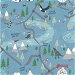 Seabrook Designs Campground Bluebird Wallpaper thumbnail image 1 of 2