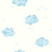 Seabrook Designs Daydream White & Sky Blue Wallpaper