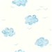 Seabrook Designs Daydream White &amp; Sky Blue Wallpaper thumbnail image 1 of 2