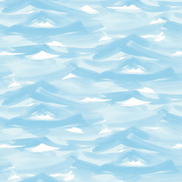 Seabrook Designs Drift Away White & Sky Blue Wallpaper
