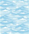 Seabrook Designs Drift Away White & Sky Blue Wallpaper