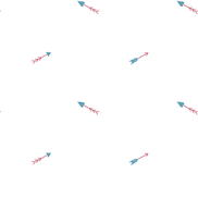 Seabrook Designs Hearts & Darts Cerulean & Crimson Wallpaper