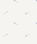 Seabrook Designs Hearts & Darts Cerulean & Gray Wallpaper
