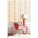 Seabrook Designs Outside the Lines Bubblegum &amp; Gold Wallpaper thumbnail image 2 of 2