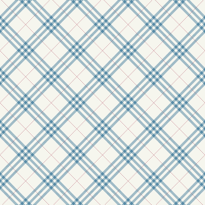 Seabrook Designs Diagonal Plaid Cerulean &amp; Crimson Wallpaper image 1 of 2