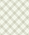 Seabrook Designs Diagonal Plaid Greige & Cerulean Wallpaper