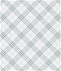 Seabrook Designs Diagonal Plaid Gray & Ocean Blue Wallpaper