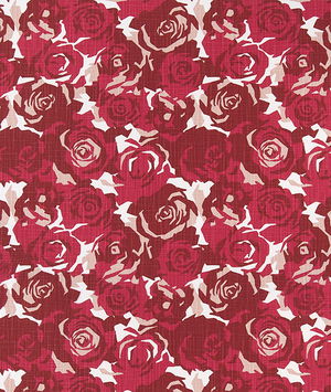 Premier Prints Farrah Raspberry Slub Canvas Fabric
