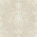 Seabrook Designs Colette Cameo Fog Wallpaper