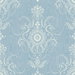Seabrook Designs Colette Cameo Bleu Bisque Wallpaper