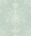 Seabrook Designs Colette Cameo Summer Sky Wallpaper