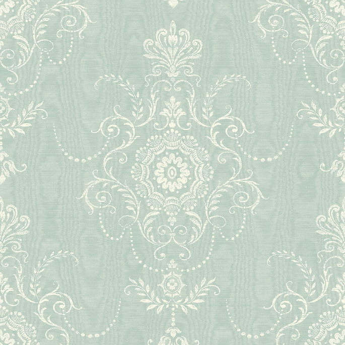 Seabrook Designs Colette Cameo Summer Sky Wallpaper image 1 of 2