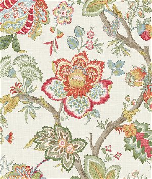 Seabrook Designs Bernadette Jacobean Pomme & Antique Ruby Wallpaper