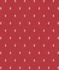 Seabrook Designs Petite Feuille Sprig Antique Ruby Wallpaper