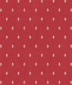 Seabrook Designs Petite Feuille Sprig Antique Ruby Wallpaper