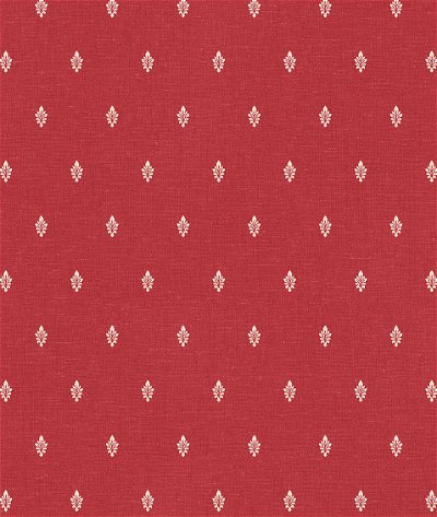 Seabrook Designs Petite Feuille Sprig Antique Ruby Wallpaper