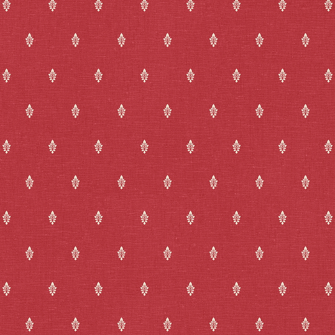 Seabrook Designs Petite Feuille Sprig Antique Ruby Wallpaper image 1 of 2