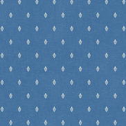 Seabrook Designs Petite Feuille Sprig Denim Wash Wallpaper