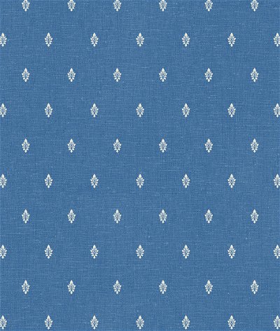 Seabrook Designs Petite Feuille Sprig Denim Wash Wallpaper