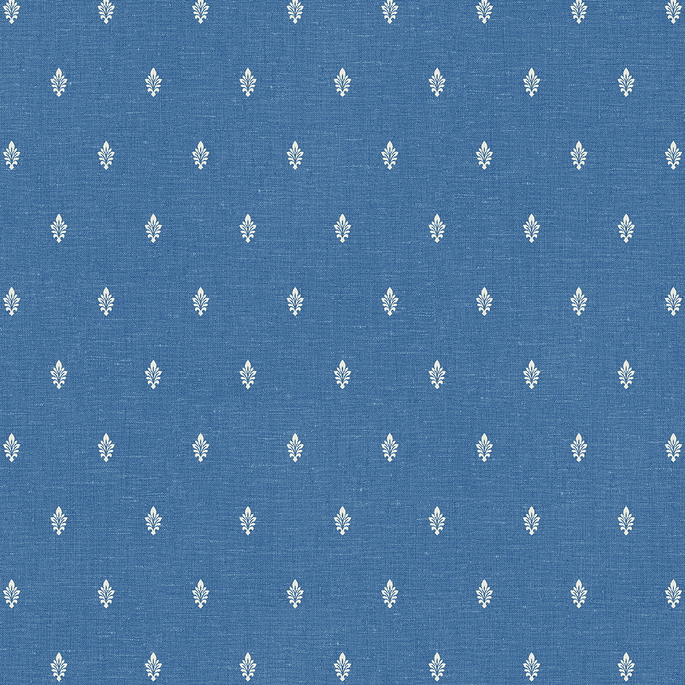 Seabrook Designs Petite Feuille Sprig Denim Wash Wallpaper image 1 of 2