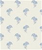 Seabrook Designs Lotus Branch Floral French Blue Wallpaper