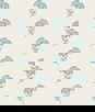Seabrook Designs Lotus Branch Floral Blue Bell & Herb Wallpaper