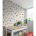 Seabrook Designs Florale Trail Antique Ruby &amp; French Blue Wallpaper thumbnail image 2 of 3