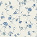 Seabrook Designs Florale Trail French Blue Wallpaper