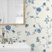 Seabrook Designs Florale Trail French Blue Wallpaper thumbnail image 3 of 3