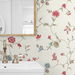 Seabrook Designs Florale Trail Cranberry &amp; Blue Bell Wallpaper thumbnail image 3 of 3