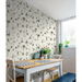 Seabrook Designs Florale Trail Greige &amp; Blue Bell Wallpaper thumbnail image 2 of 3