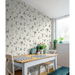 Seabrook Designs Florale Trail Bisque Bleu &amp; French Wallpaper thumbnail image 2 of 3